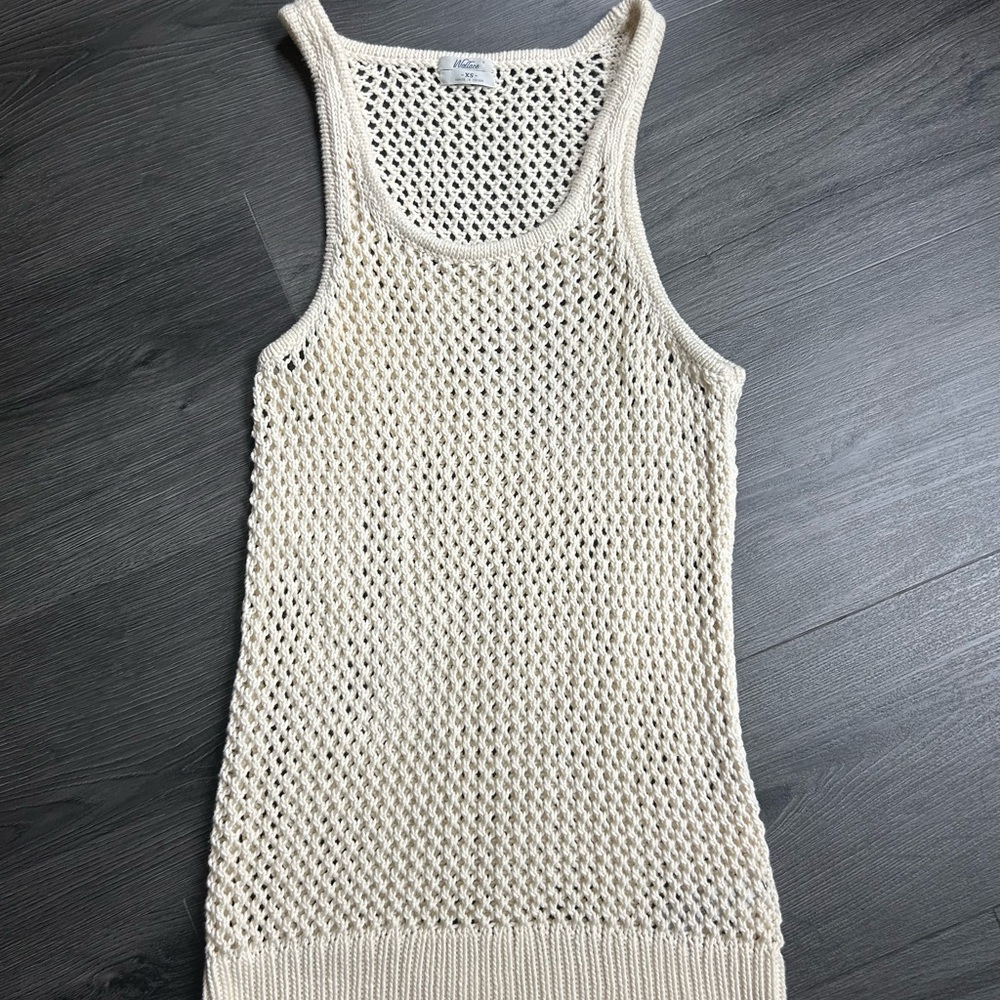 MADEWELL Wallace Open Knit Tank
